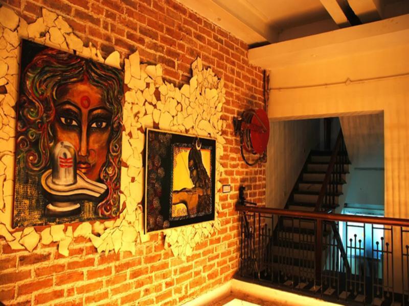 The Corner Courtyard Hotel Calcutta Exterior foto